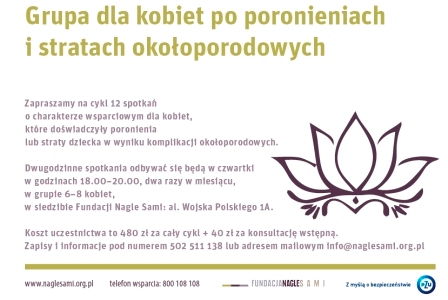 grupa dla kobiet nagle sami