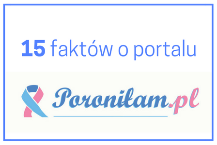 15 faktów o portalu poronilam.pl 15 faktów o portalu poronilam.pl